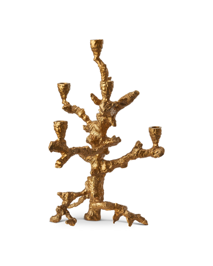 Kandelaar  Apple Tree Goud - L
