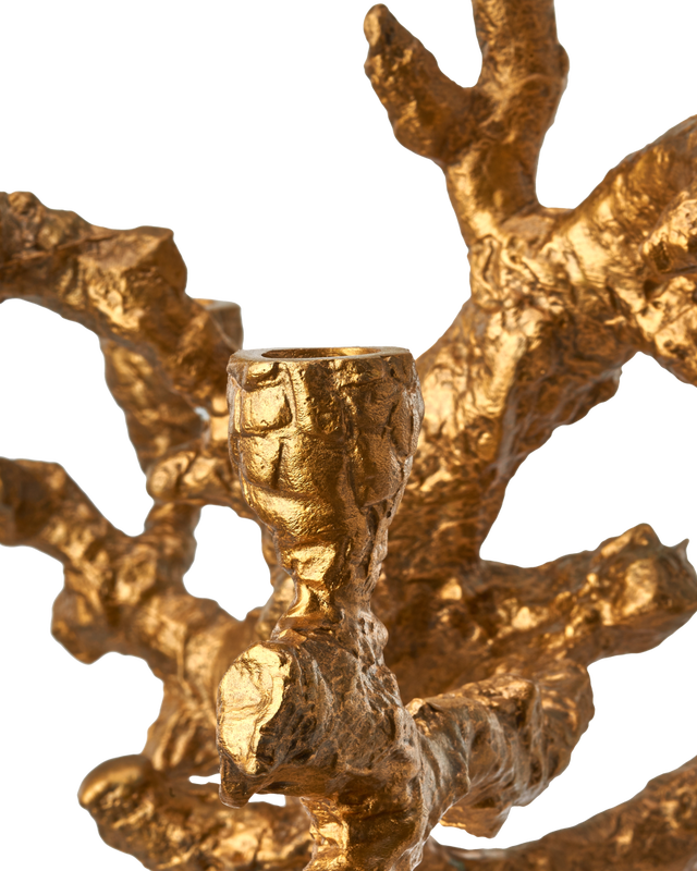Kandelaar  Apple Tree Goud - L