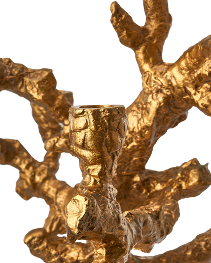 Kandelaar  Apple Tree Goud - L
