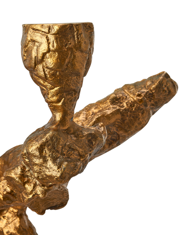 Kandelaar  Apple Tree Goud - L