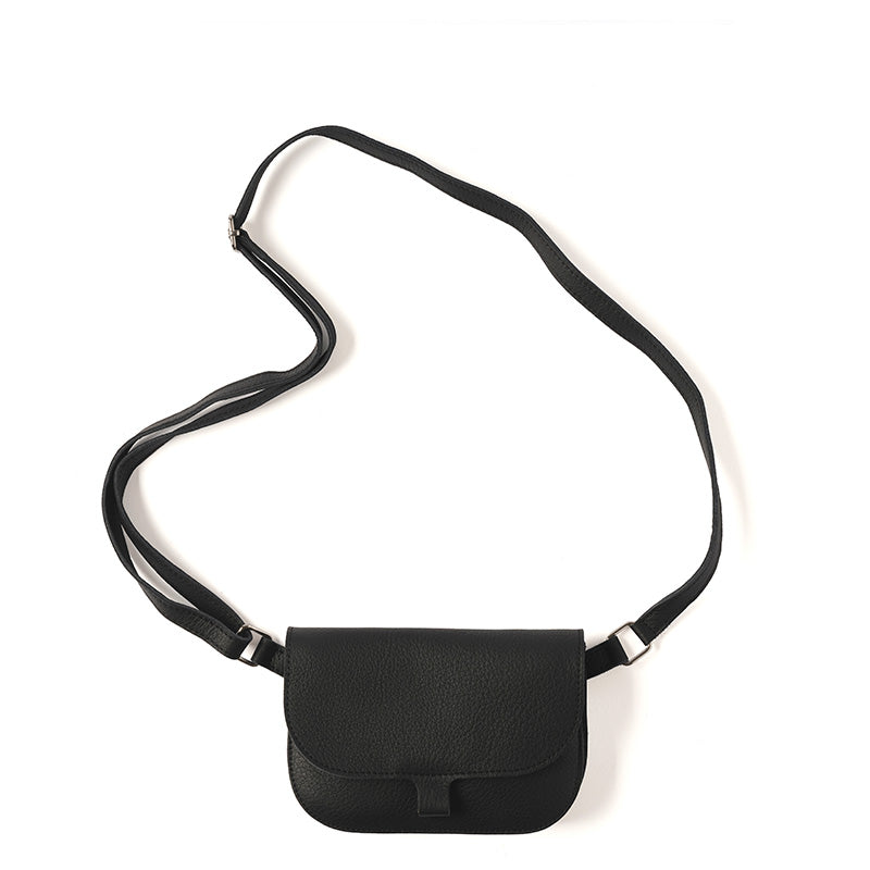 Keecie Little Fox Black leren tas