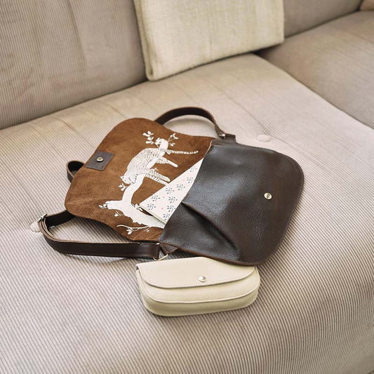 Keecie Lazy Boy - Dark Brown used look