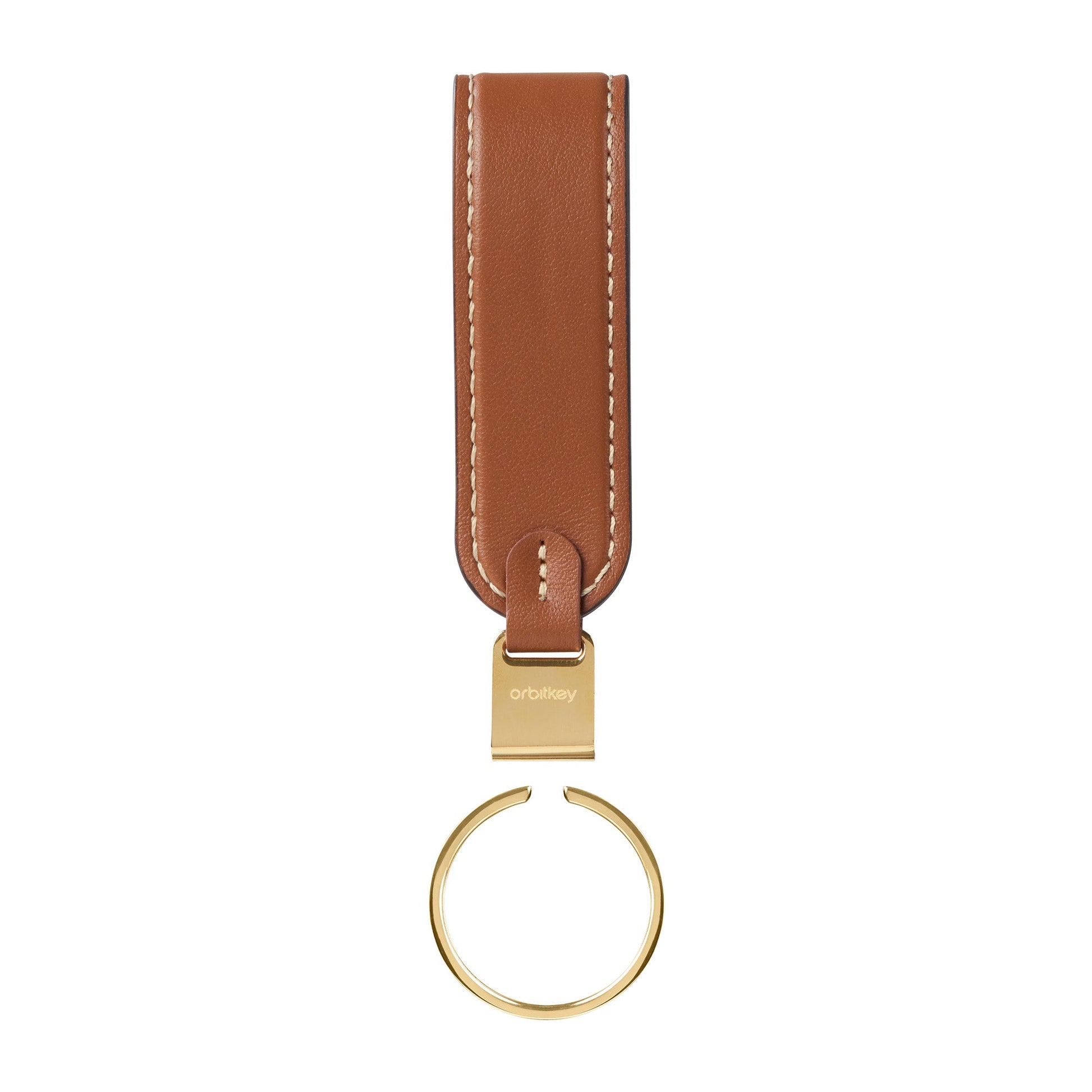 Orbitkey Loop Sleutelhanger Leer - productfoto 18 van orbitkey.nl