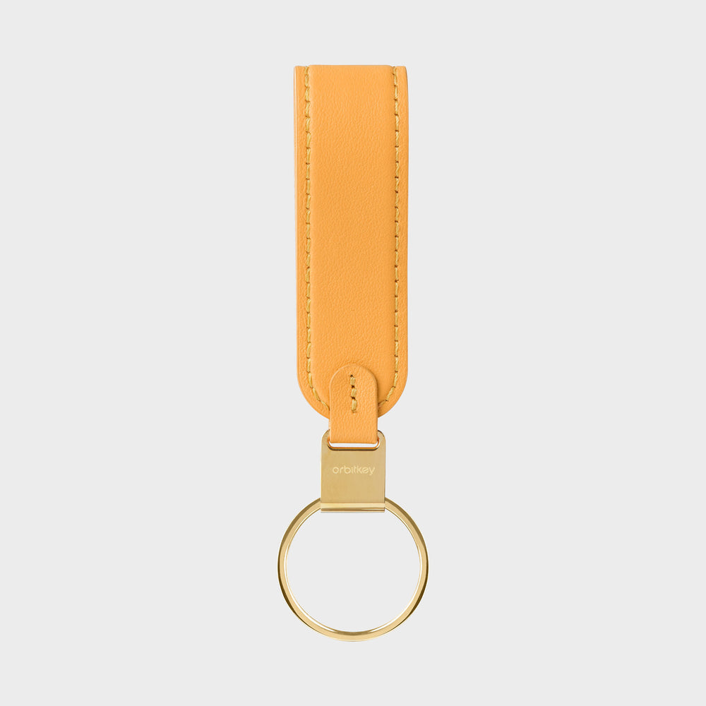 Orbitkey Loop Keychain Leather Orange foto 1