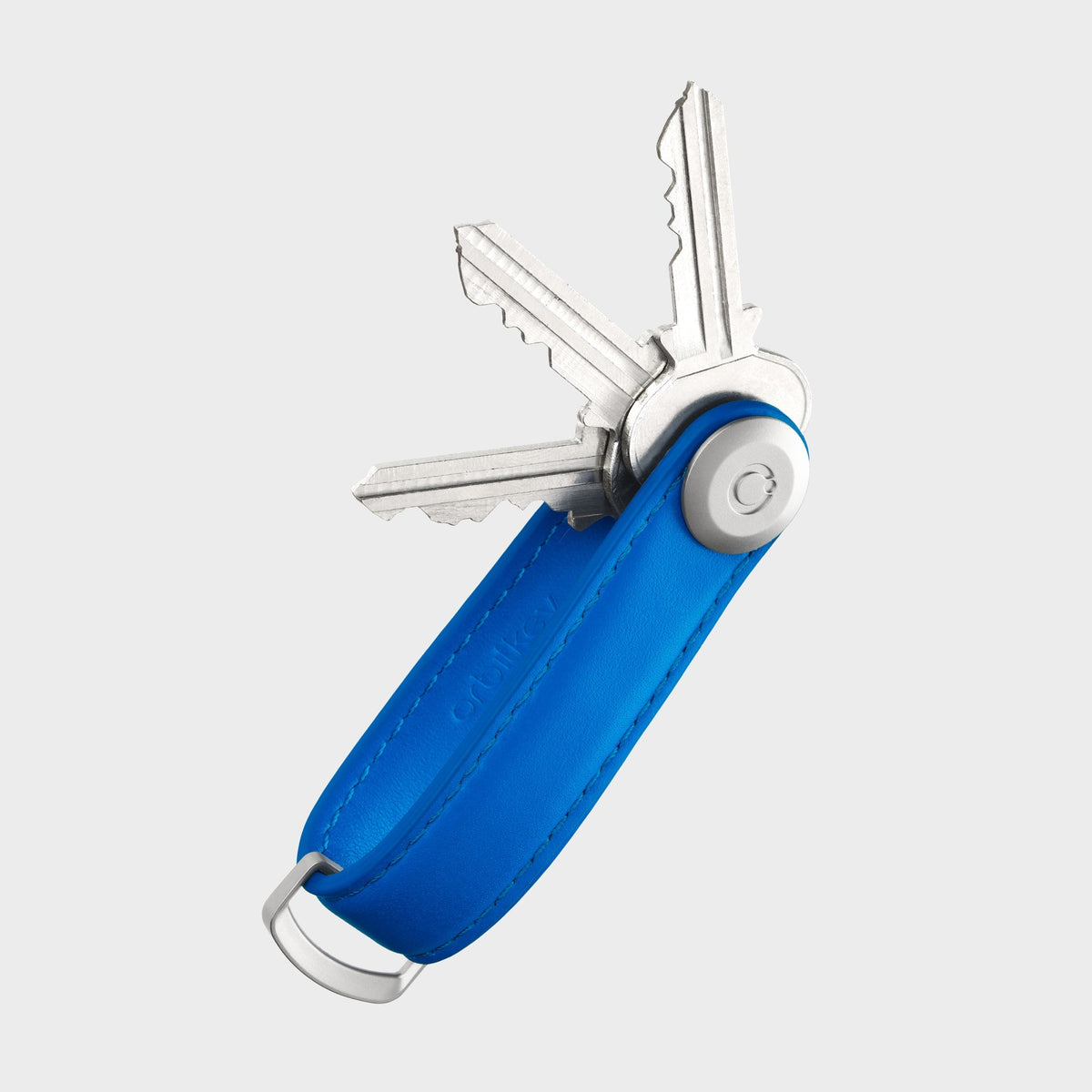 Orbitkey leren sleutelorganizer Seasonal in Cobalt Blue
