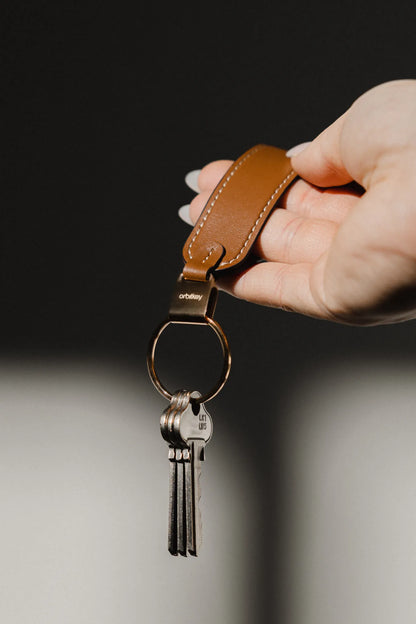 Orbitkey Loop Keychain - Caramel