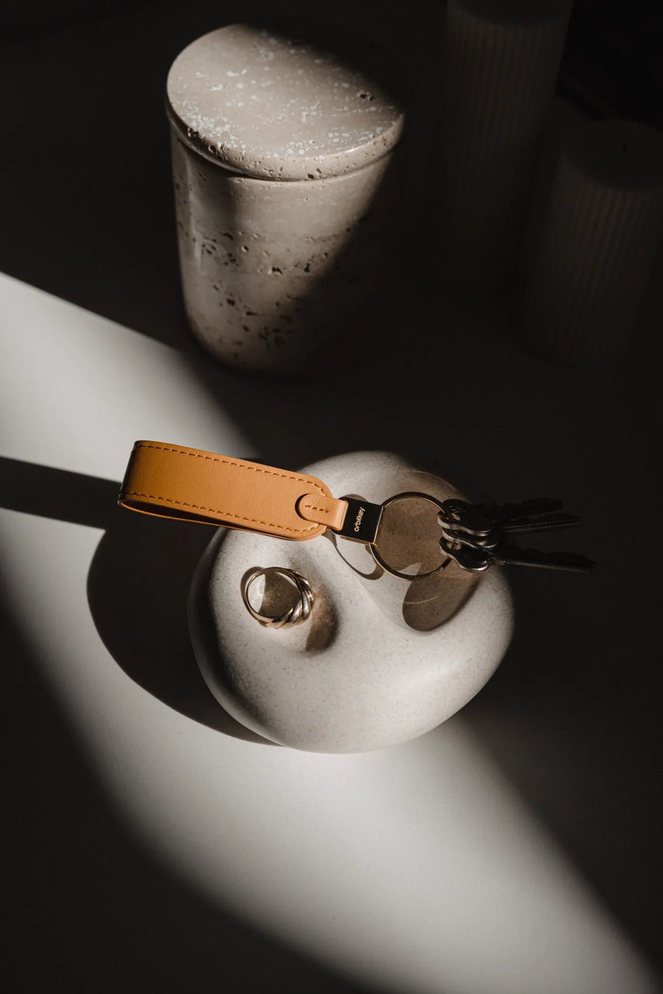 Orbitkey Loop Keychain - Orange
