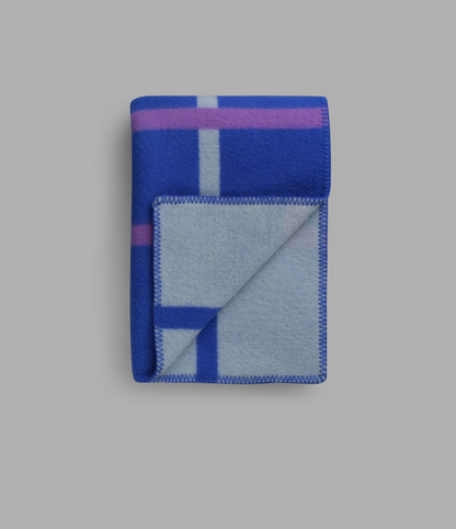 Knut plaid Cobolt Blue 135 x 200