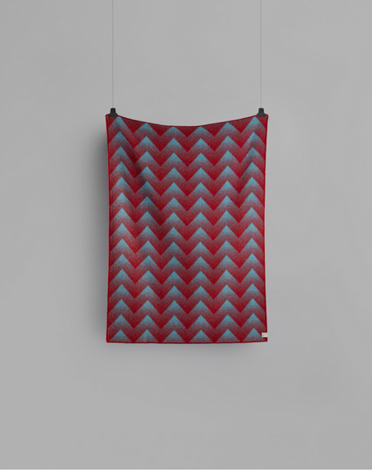 Lynild Red/Blue Throw 200 x 135