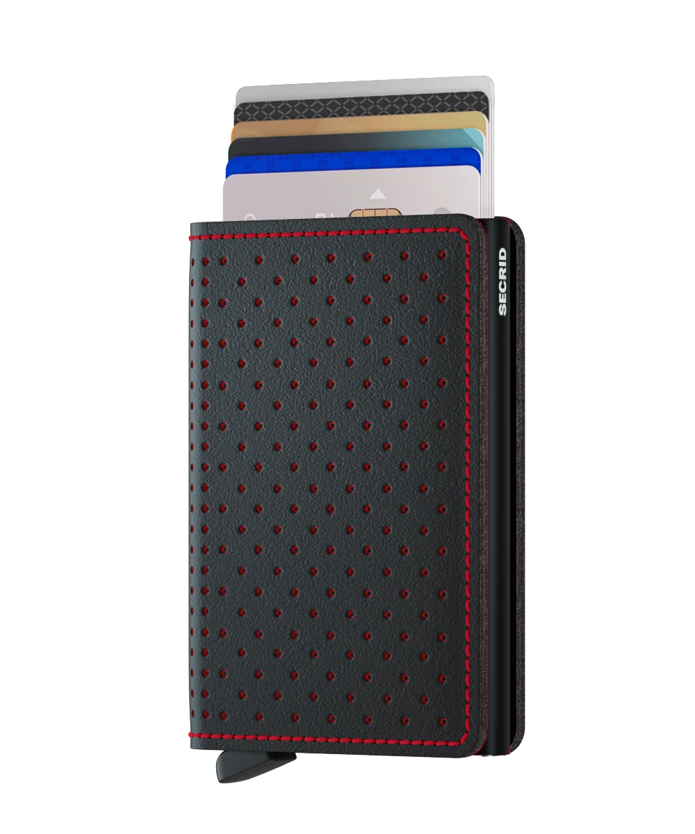 Secrid Slimwallet Fuel Black-Red