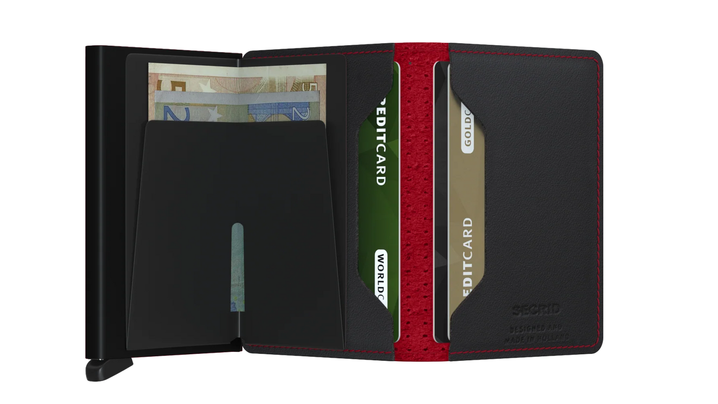 Secrid Slimwallet Fuel Black-Red