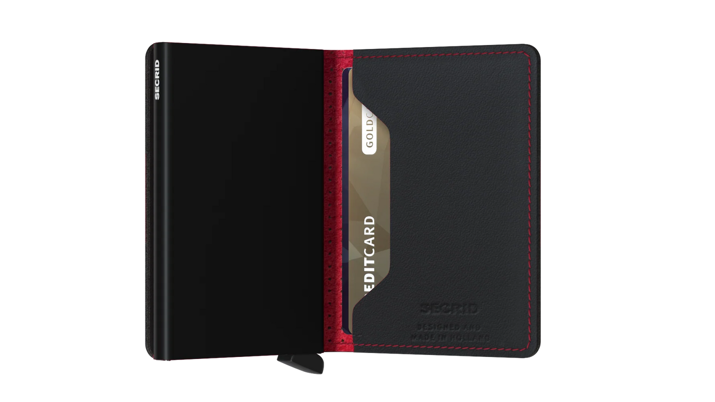 Secrid Slimwallet Fuel Black-Red
