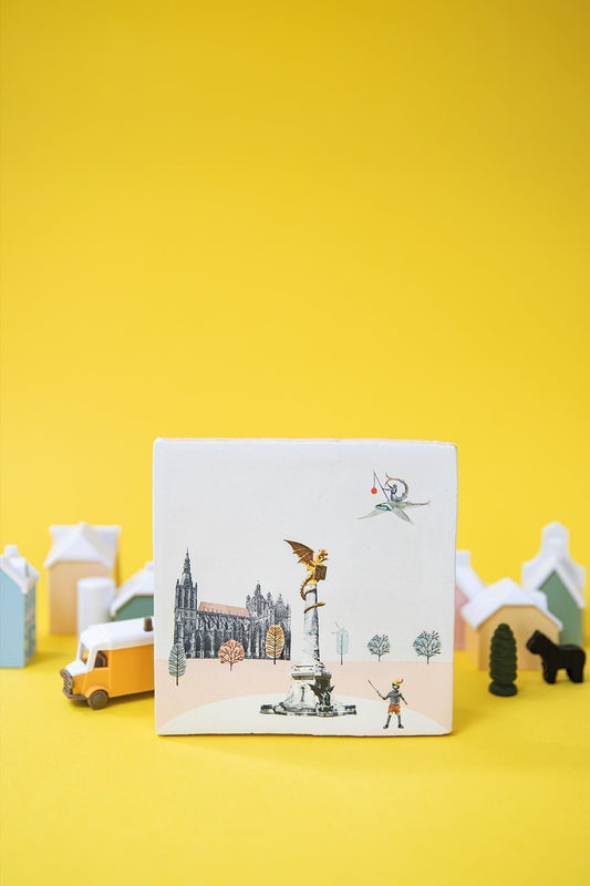 StoryTiles Sprookjesachtig Den Bosch: Sint-Jan, draak en bomen in interieur