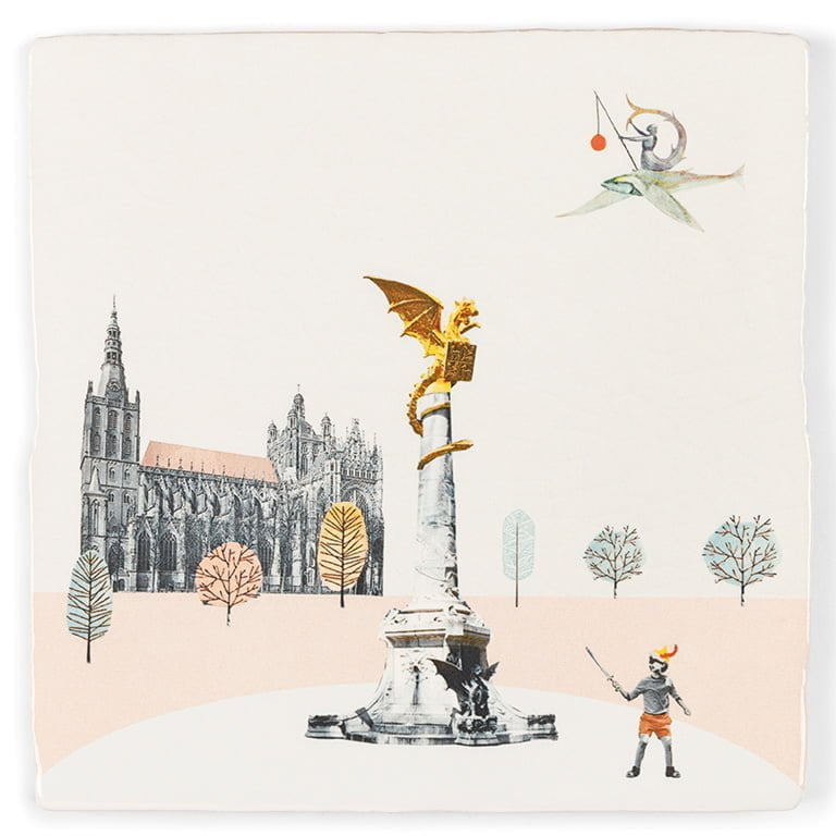StoryTiles Sprookjesachtig Den Bosch: Sint-Jan, draak en bomen