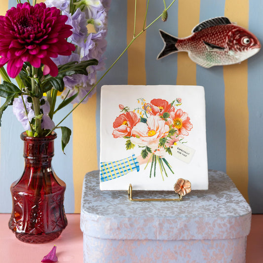 StoryTiles Sunny Bunch – keramische tegel 10x10 cm