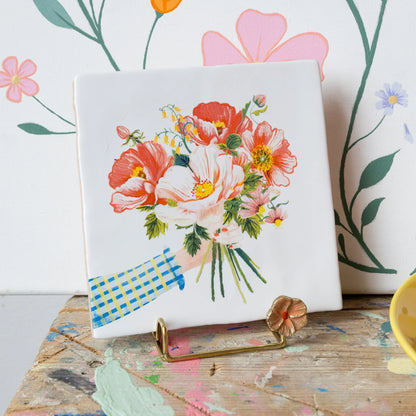 StoryTiles Sunny Bunch – keramische tegel 10x10 cm