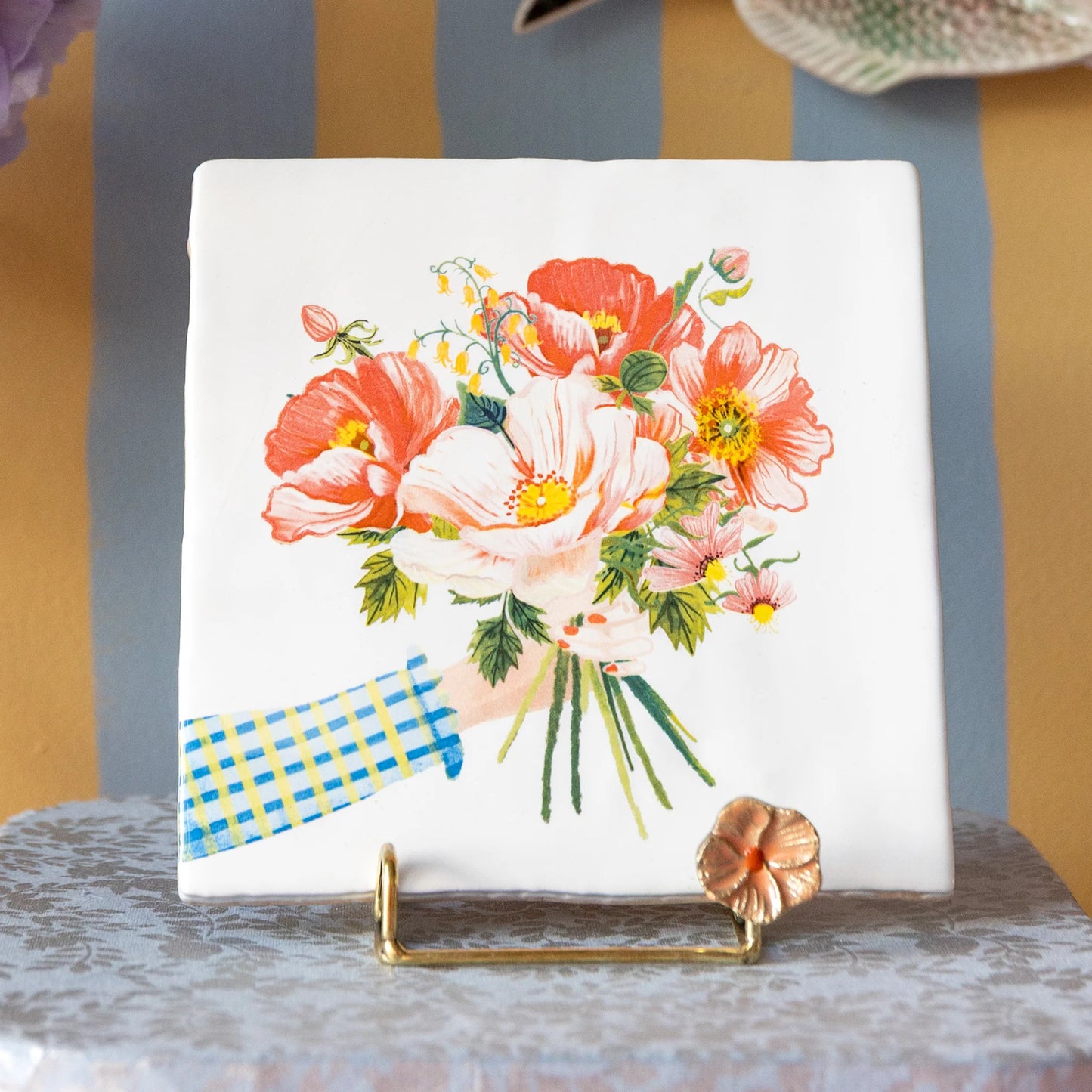 StoryTiles Sunny Bunch – keramische tegel 10x10 cm