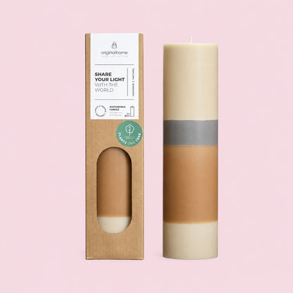 Originalhome Pillar Layered Tall Autumn - productfoto op pastelachtergrond