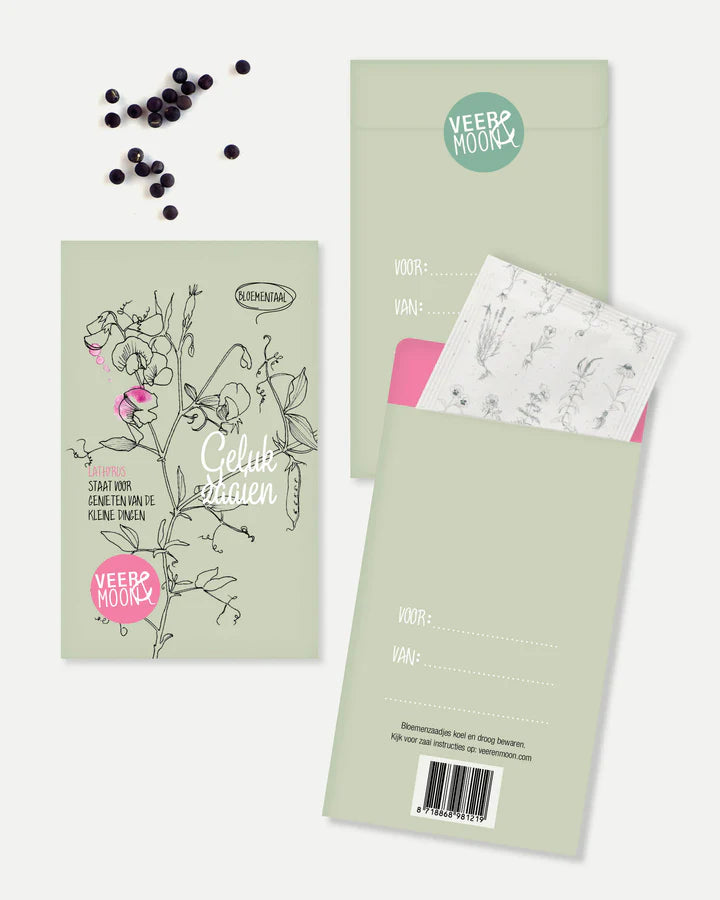 Bloemenzaden 'Geluk zaaien'