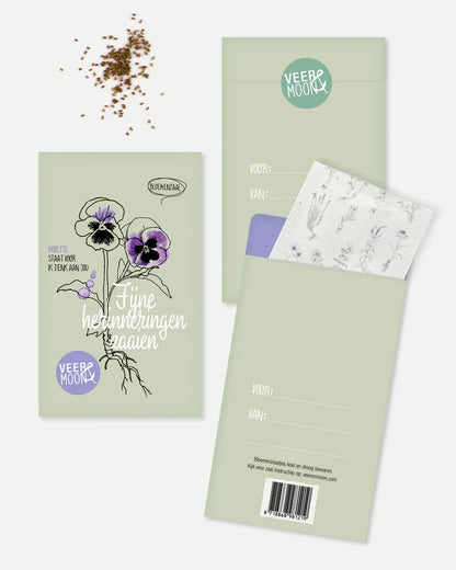 Bloemenzaden 'Fijne Herinneringen zaaien'