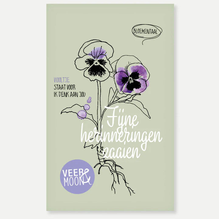 Bloemenzaden 'Fijne Herinneringen zaaien'