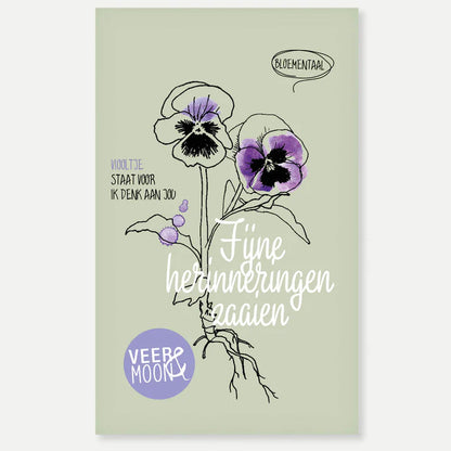 Bloemenzaden 'Fijne Herinneringen zaaien'