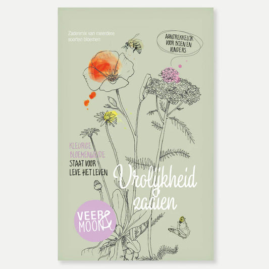 Bloemenzaden 'Vrolijkheid zaaien'