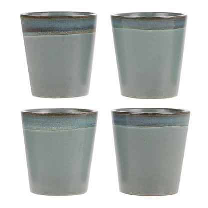 70s ceramics: coffee mug, moss
