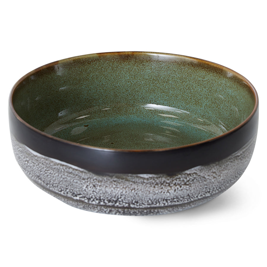 HKLIVING 70s Ceramics saladekom Rock On detailfoto
