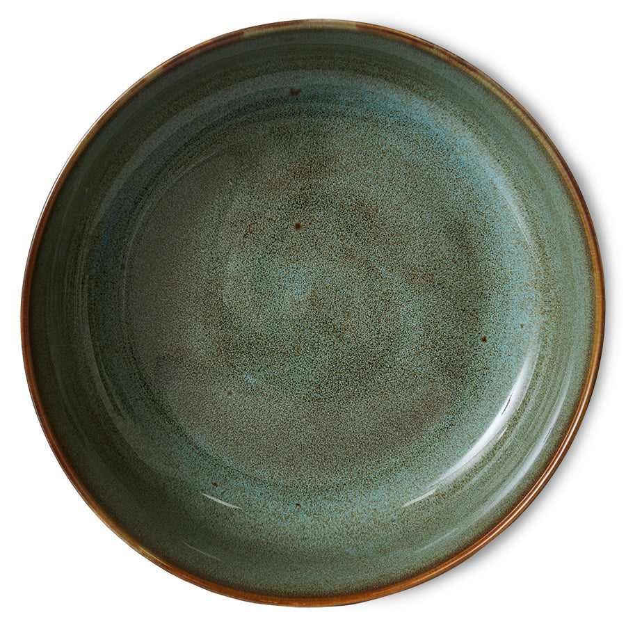 HKLIVING 70s Ceramics saladekom Rock On detailfoto