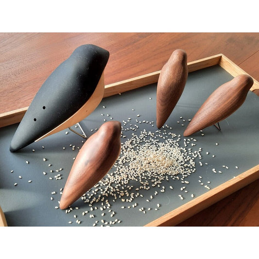 The Nightingale - Wooden Bird Animal Figure - Danish Design