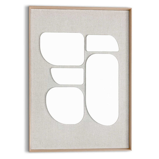 Schilderij 3D Art Organic Blocks 70x50