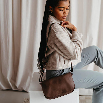 Keecie Lazy Boy - Dark Brown used look