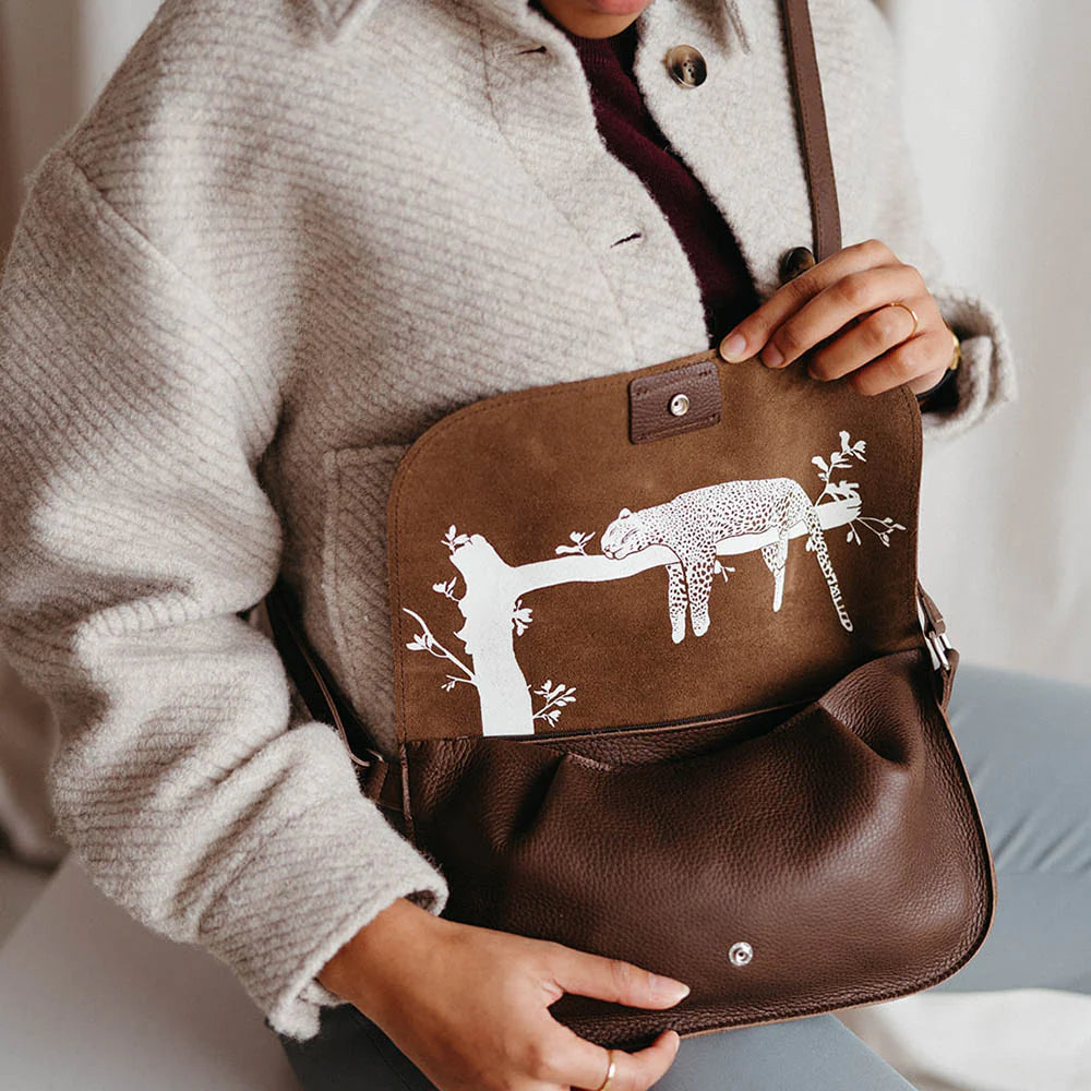 Keecie Lazy Boy - Dark Brown used look
