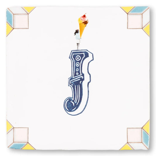 StoryTiles I is for Ice cream, and for.. – tegel 10 × 10 cm