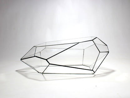 Geometrisch Terrarium - Nano Planter - Vivarium - ↑ 47 x 21 x 17,5 cm (LxBxH) - Glas