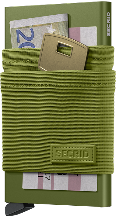 Secrid Flexwallet Kelp met pasjes en kleine items