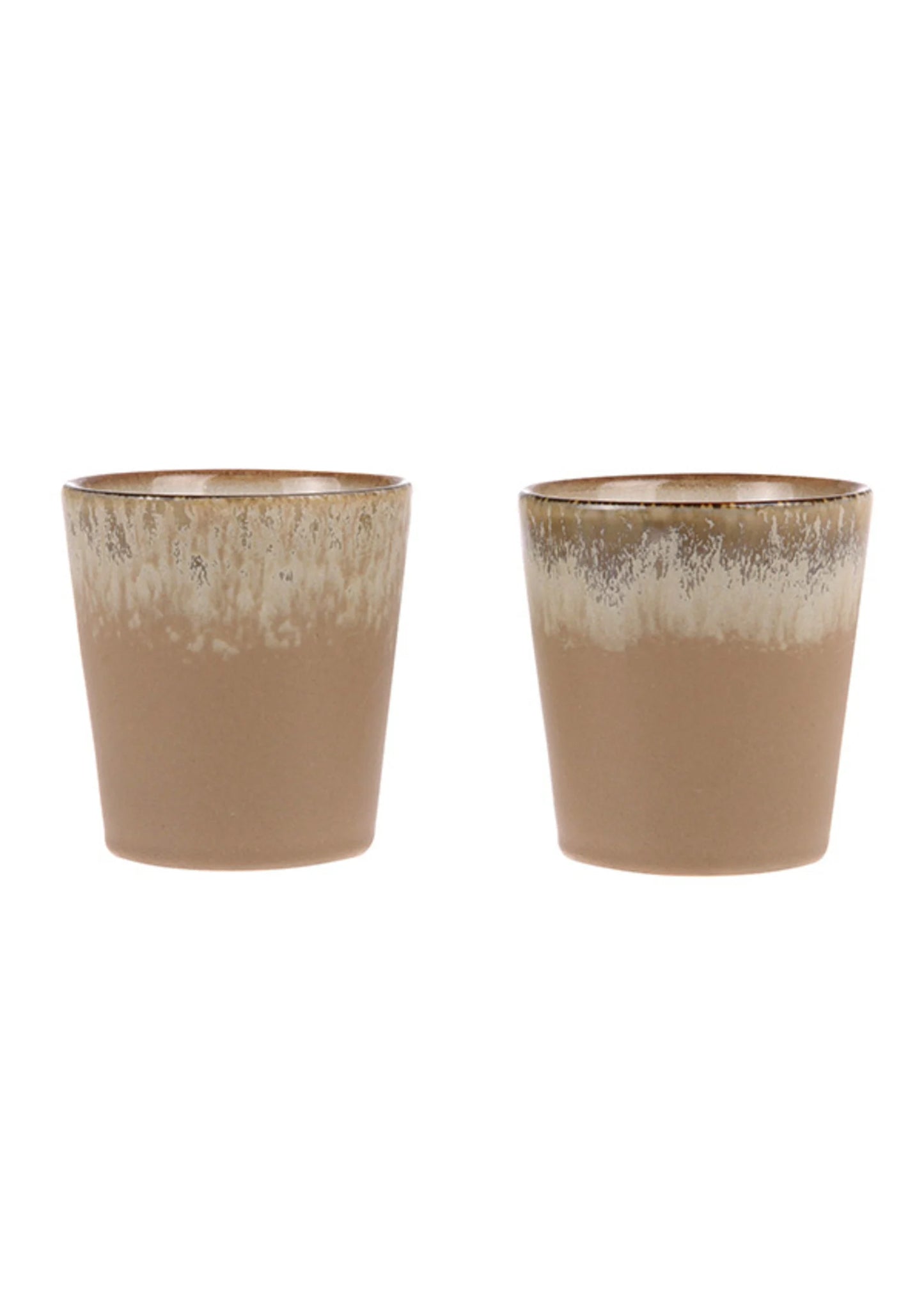 70s ceramics: coffee mug, bark