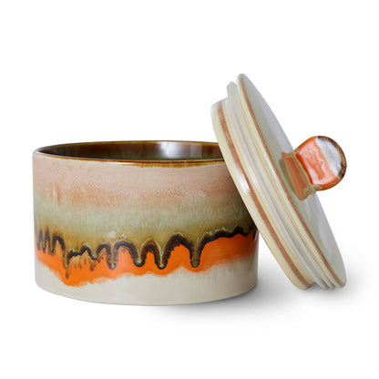 HKLIVING 70s ceramics cookie jar Burst keramiek