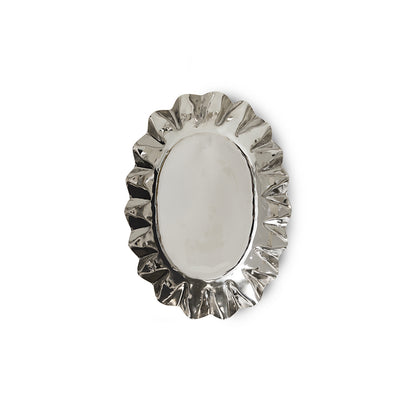 HKLIVING New Classics Chrome Tray medium, originele merkfoto van boven