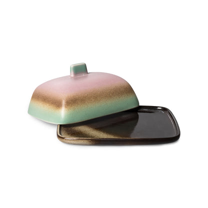 HKLIVING 70s Ceramics botervloot Mercury – detailfoto