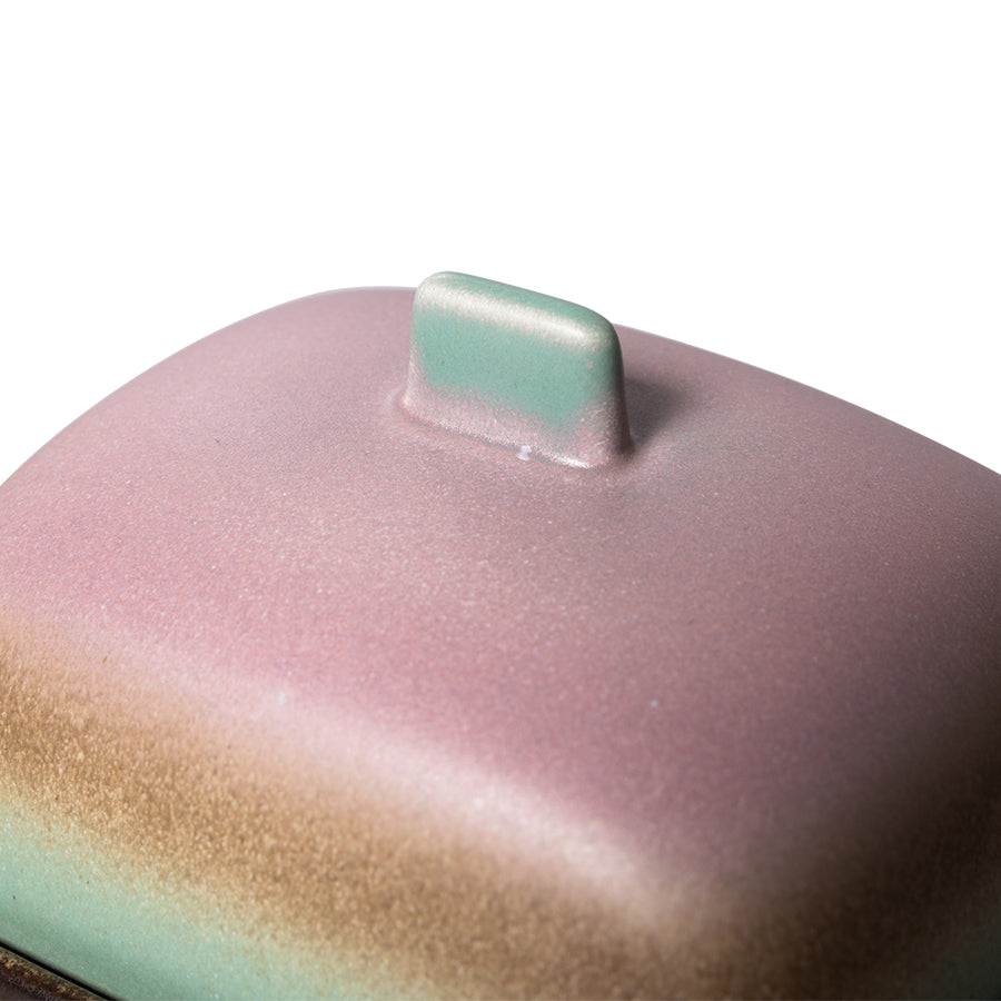 HKLIVING 70s Ceramics botervloot Mercury – detailfoto