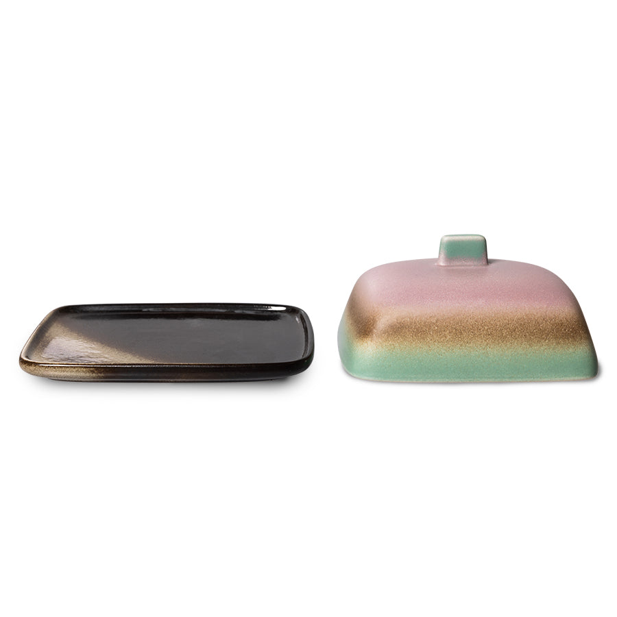 HKLIVING 70s Ceramics botervloot Mercury – detailfoto