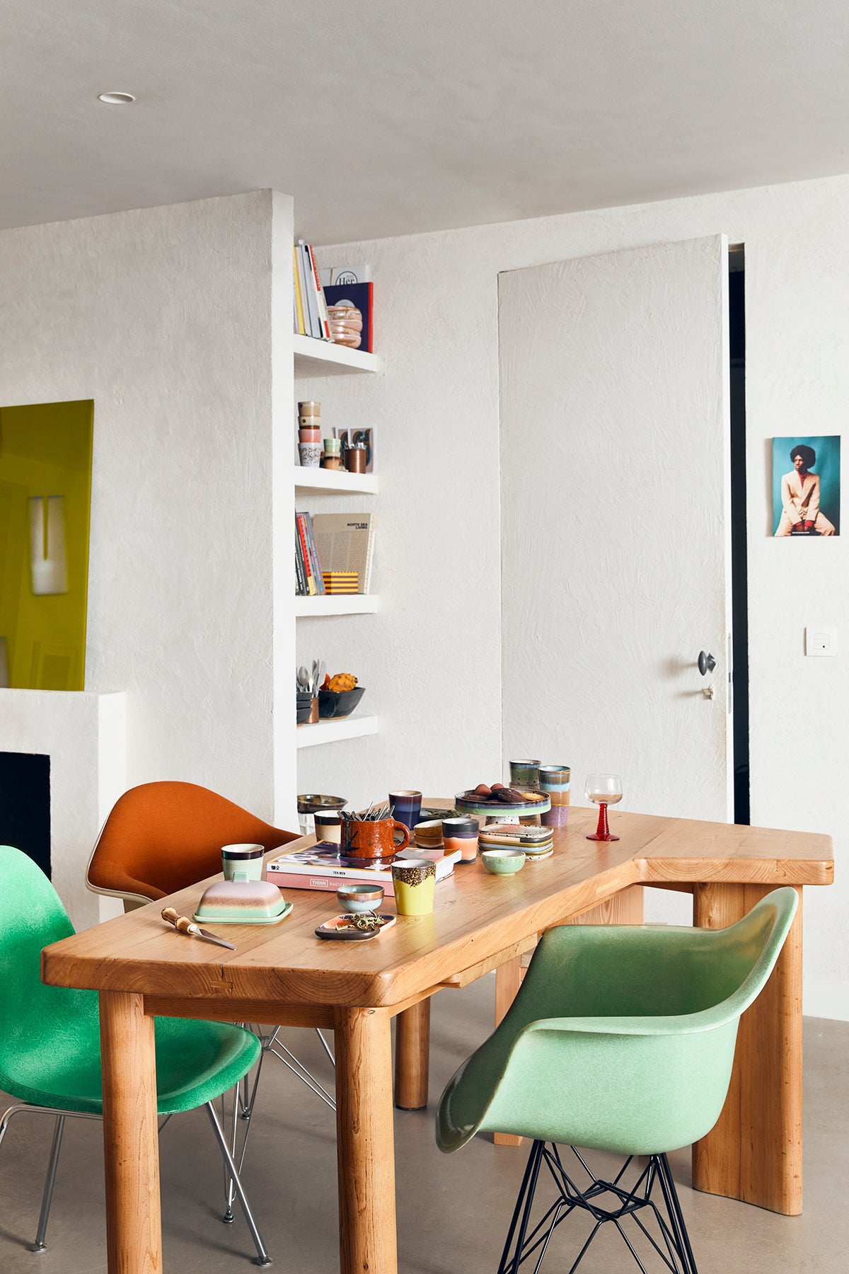 HKLIVING 70s Ceramics botervloot Mercury – detailfoto
