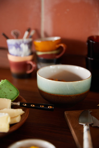 HKLIVING 70s Ceramics noedelkommen Geyser – set van 4 – sfeerfoto