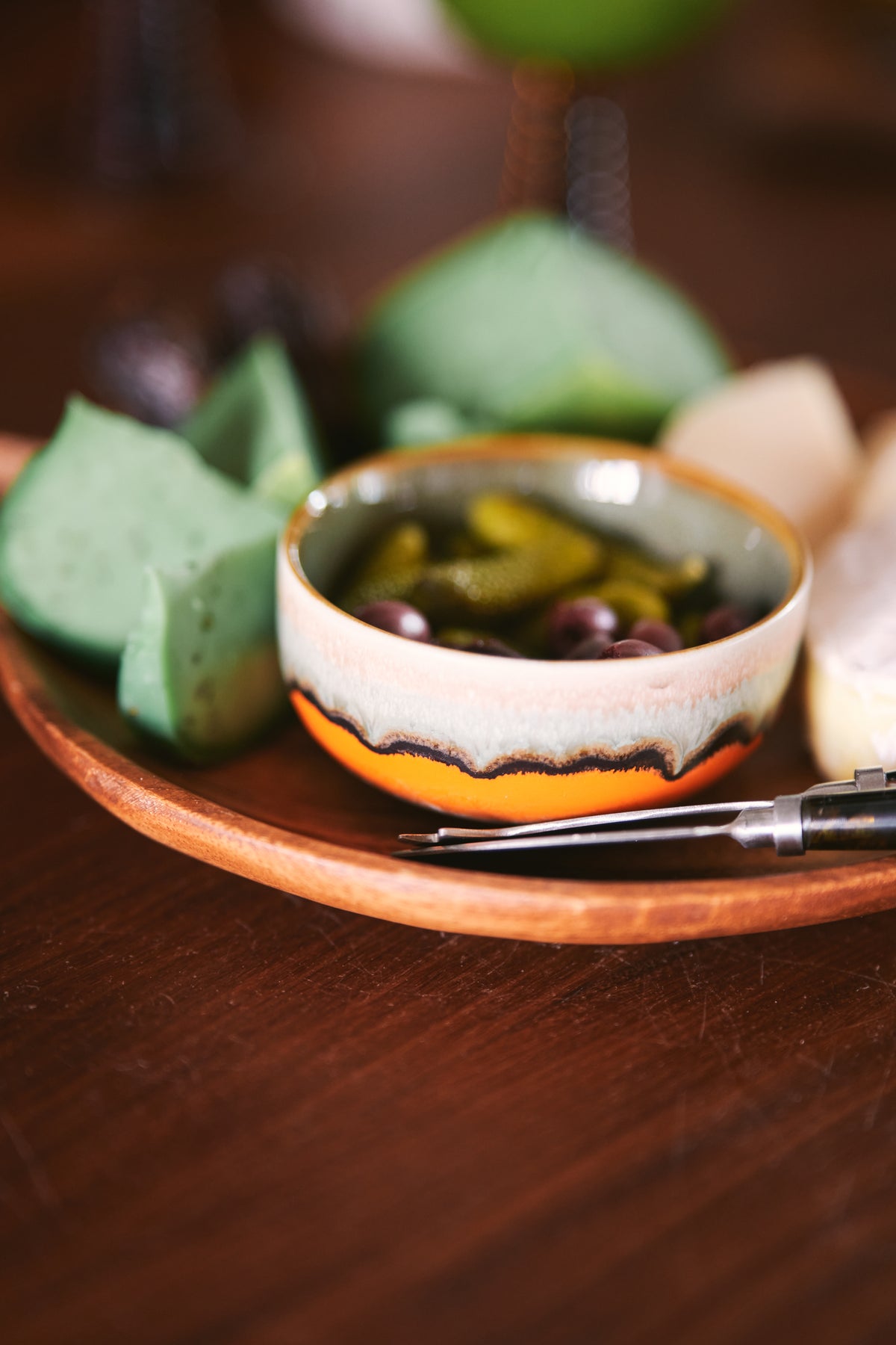 HKLIVING 70s Ceramics dessertschaaltjes Reef – set van 4 – sfeerfoto