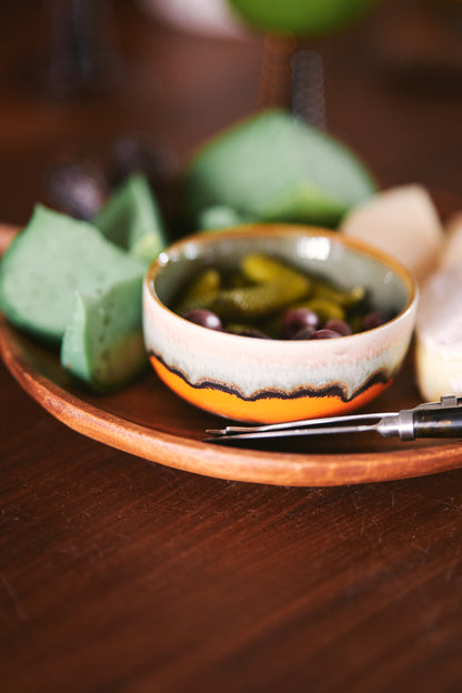 HKLIVING 70s Ceramics dessertschaaltjes Reef – set van 4 – sfeerfoto