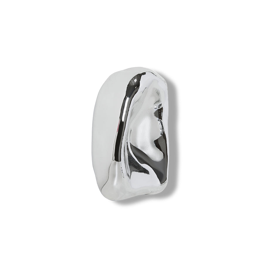 HKLIVING glazen sculptuur Chrome no. 1 – detailfoto