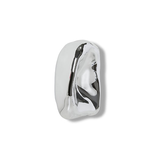 HKLIVING glazen sculptuur Chrome no. 1 – detailfoto