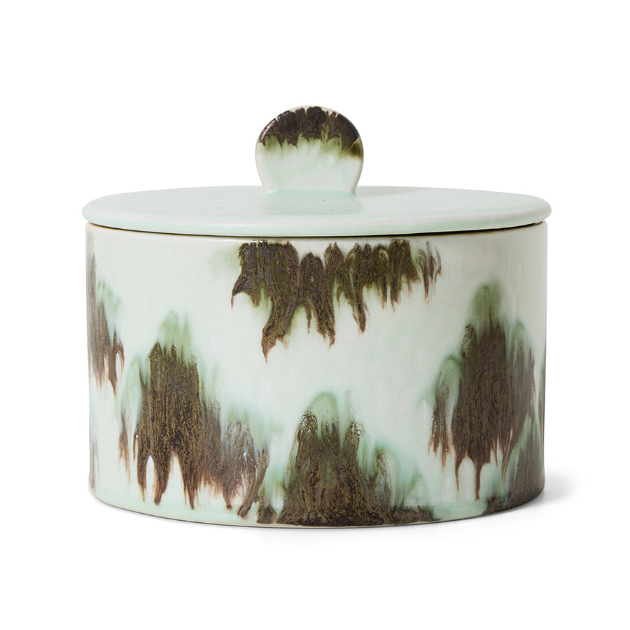 HKLIVING 70s Ceramics koekjespot Tide – productfoto